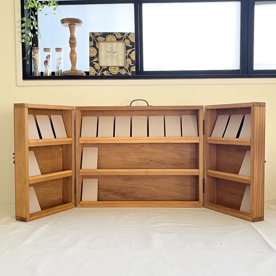 風対策！什器ホールド板 ディスプレイボックス対応 - GRASS WOOD WORKS