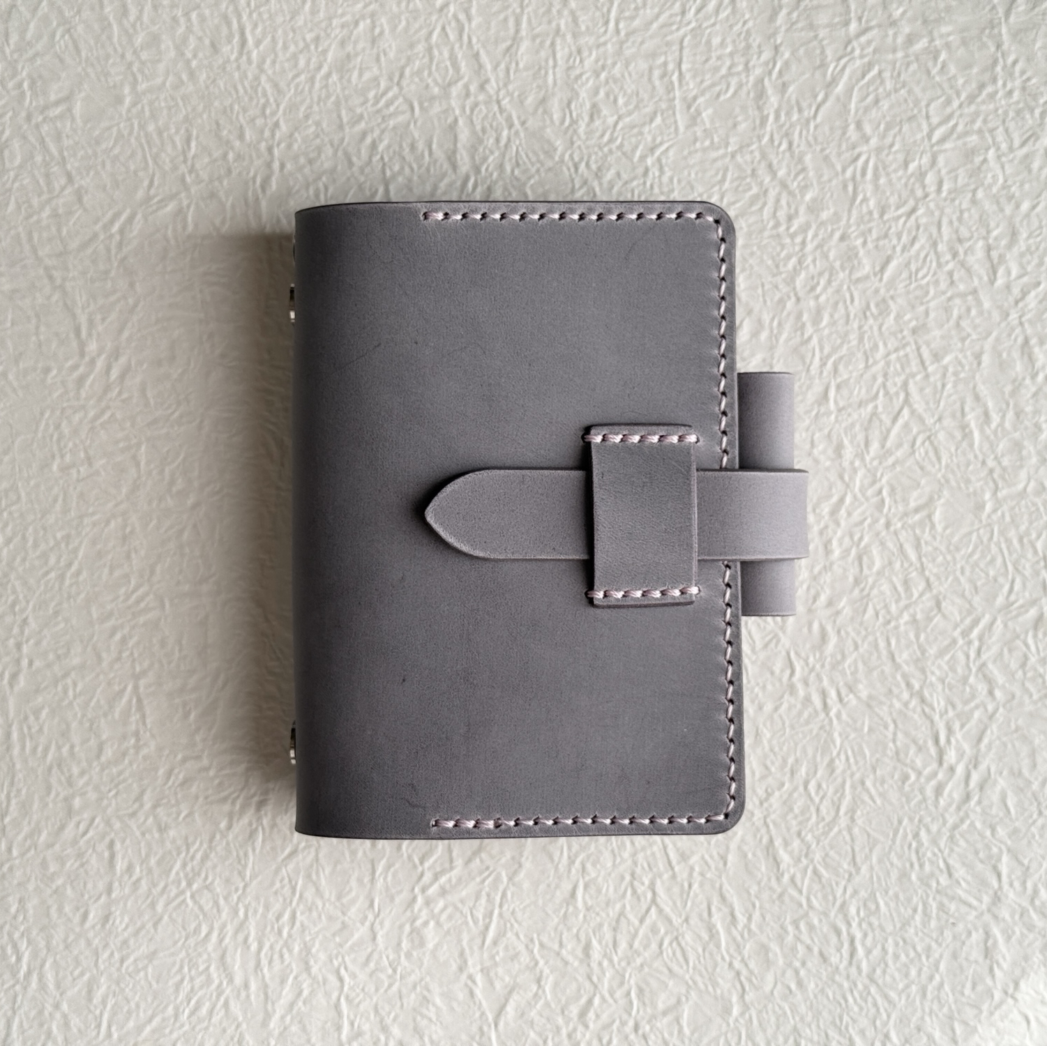 M5 システム手帳カバー / ノートタイプ・外ポケット付 / ターコイズ