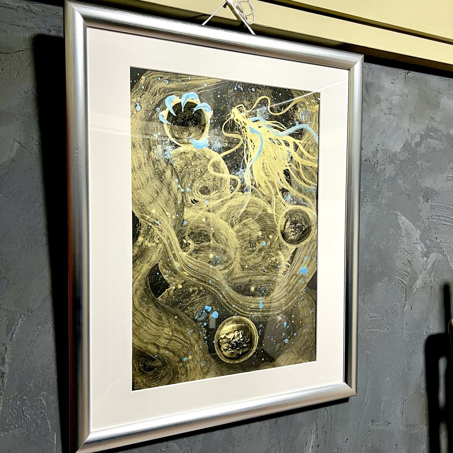 一筆龍【龍王】超特大サイズ 大開運 アート 風水 龍 龍神 - 隕石雑貨な