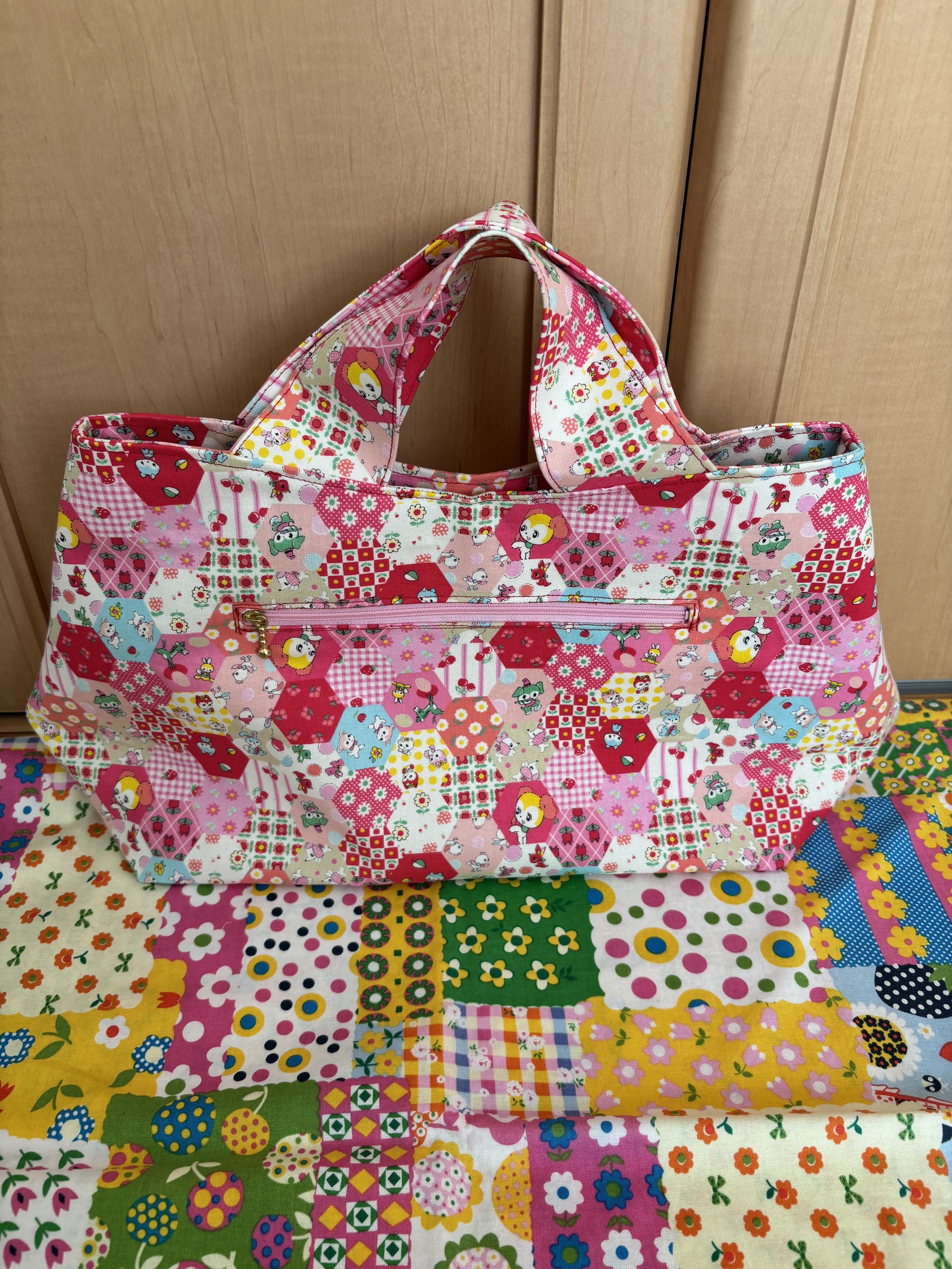 ボストンバッグ☆昭和レトロ☆おとめちっくアイドル - ハンドメイド