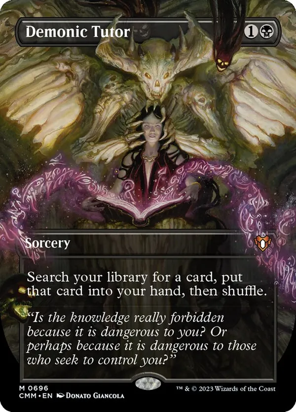 Demonic Tutor (JP Alternate Art) • Strixhaven: Mystical Archives