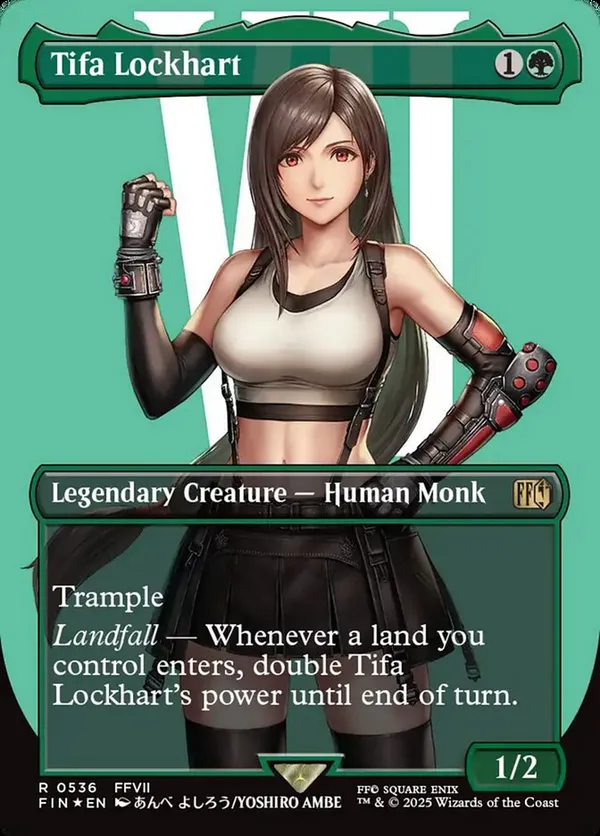 Tifa Lockhart (Borderless) (Surge Foil) • Universes Beyond: Final