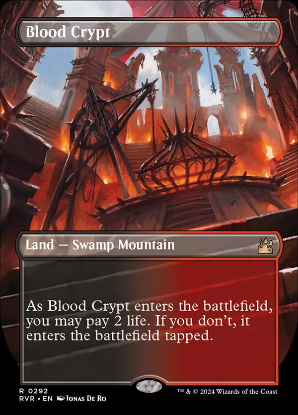 mtg 血の墓所 foil dissension 初版 blood crypt 血の墓所 (Blood