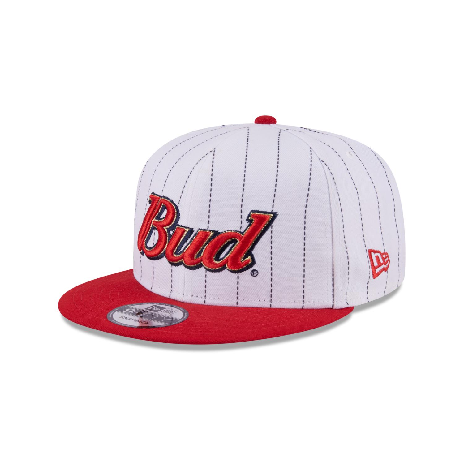 Dale Earnhardt Jr #8 Bud Pinstripe New Era 9FIFTY Cap | Shop JR