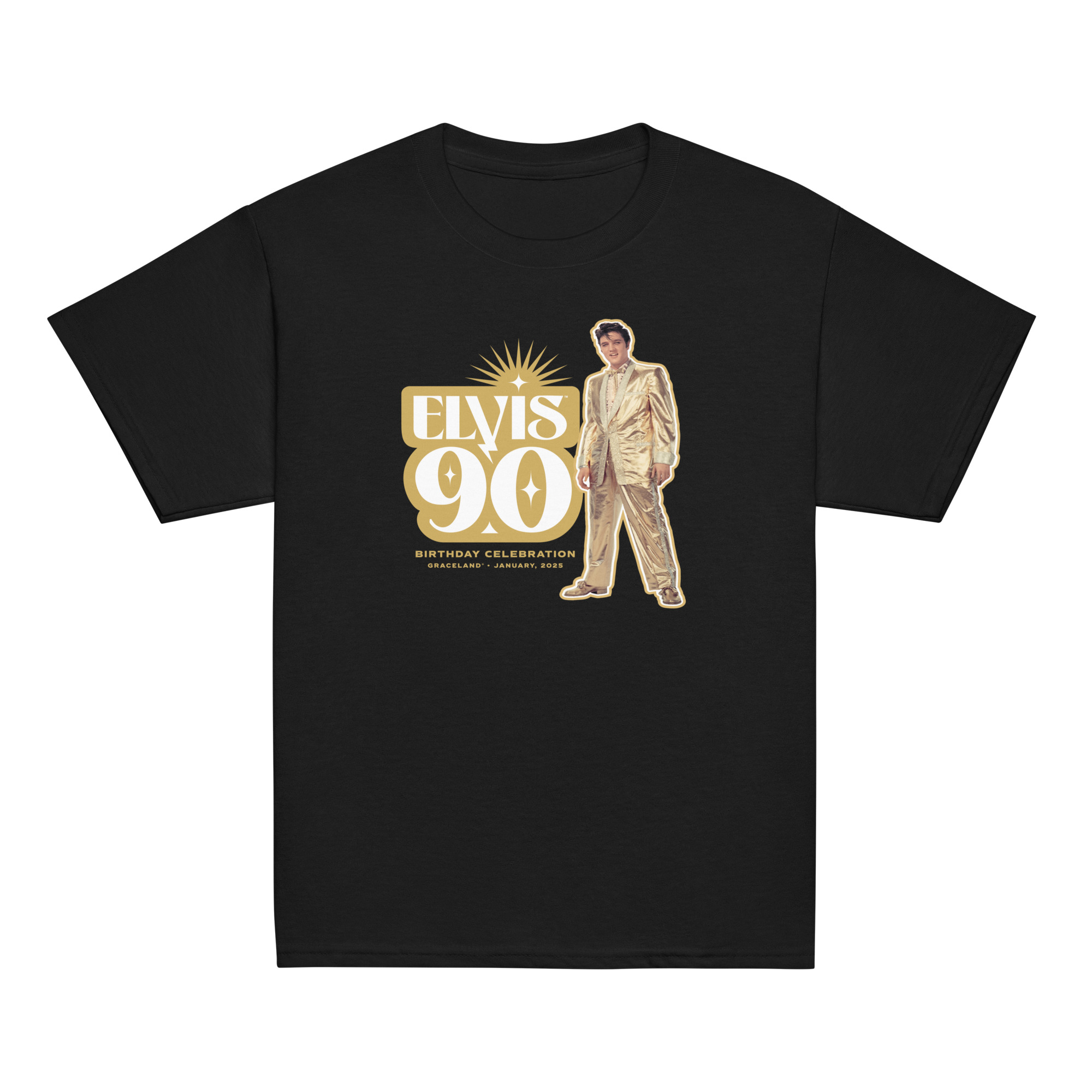Elvis Presley 90th Birthday Youth T-Shirt | Shop the ShopElvis.com