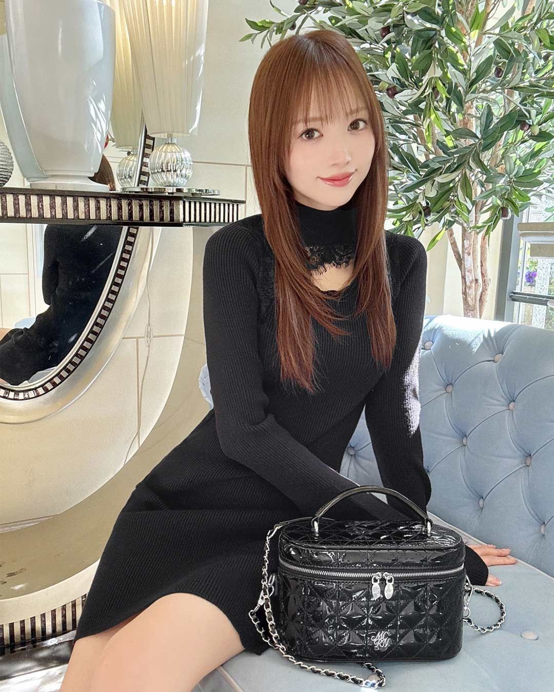 レースニットワンピース ブラック | ファッション通販＆メディア