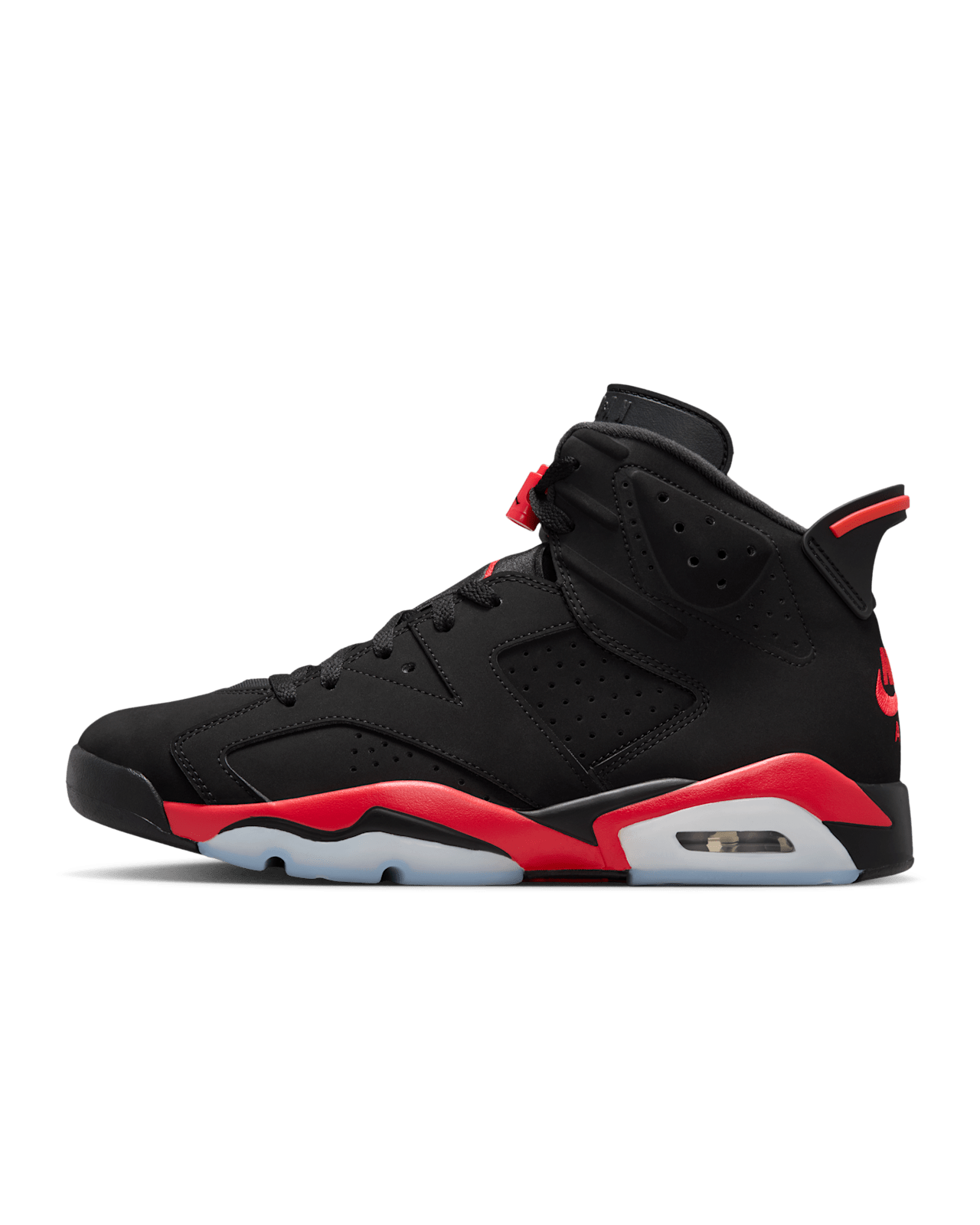 Air Jordan 6 Retro 'Infrared Salesman' Black and Light Crimson