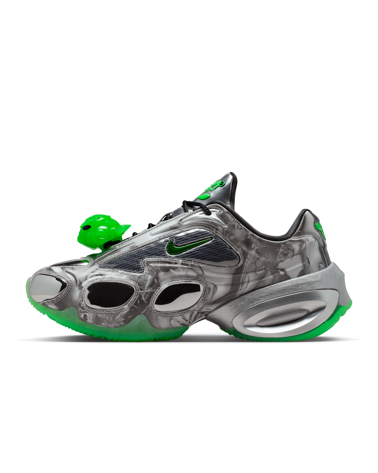 Women's Air Max Muse x WINDOWSEN 'Metallic Silver and Rage Green