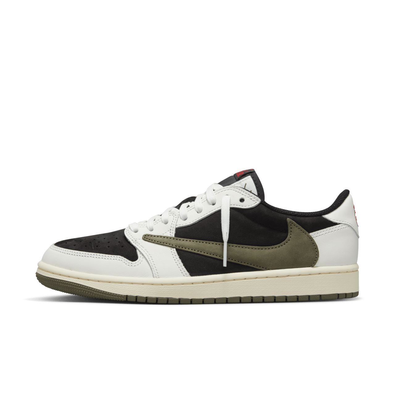 Women's Air Jordan 1 Low x Travis Scott 'Medium Olive' (DZ4137-106