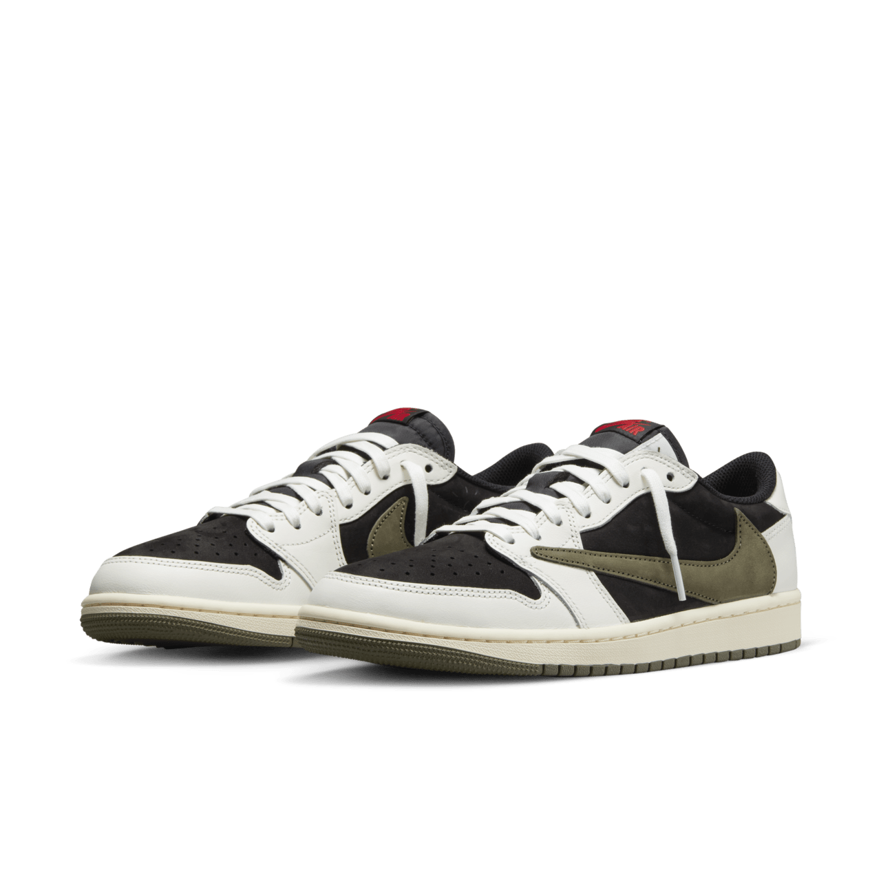 Women's Air Jordan 1 Low x Travis Scott 'Medium Olive' (DZ4137-106