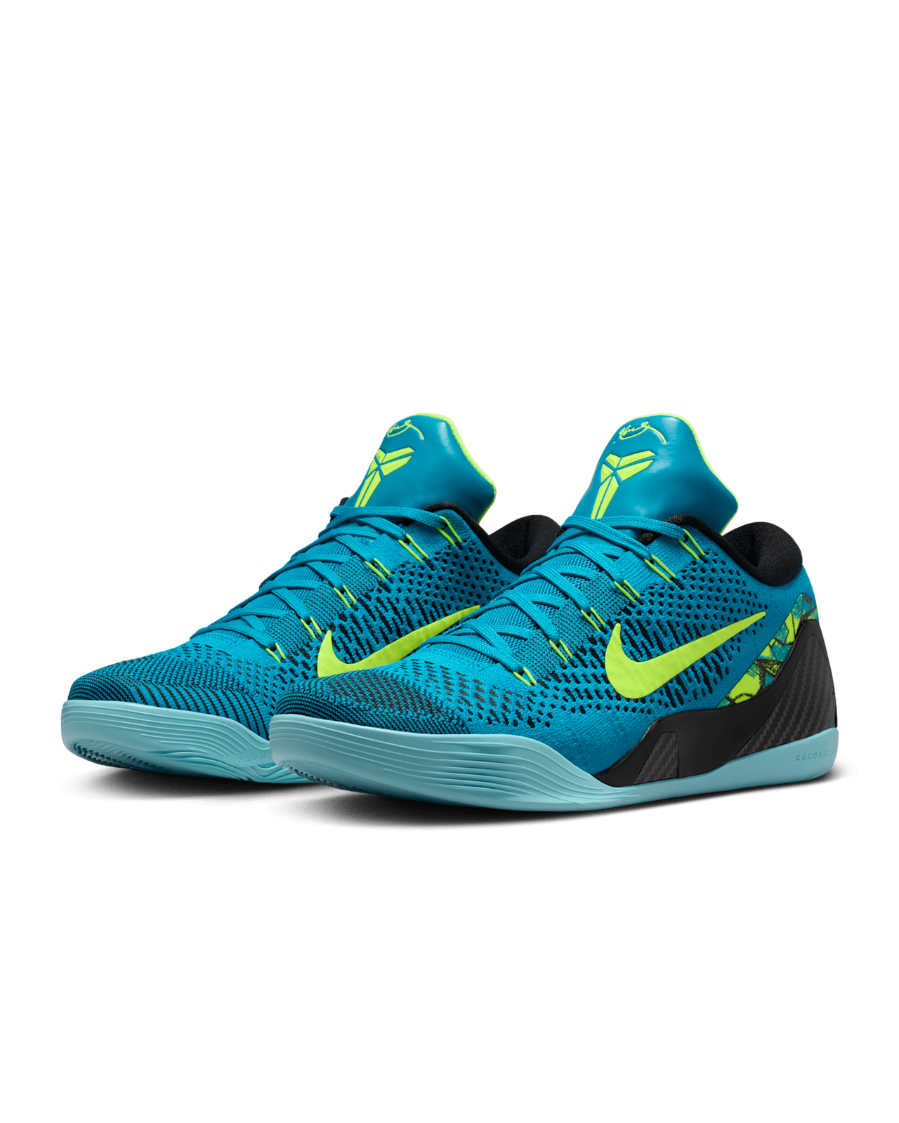 Kobe 9 Elite Low Protro 'Neo Turquoise and Volt' (IO3673-400