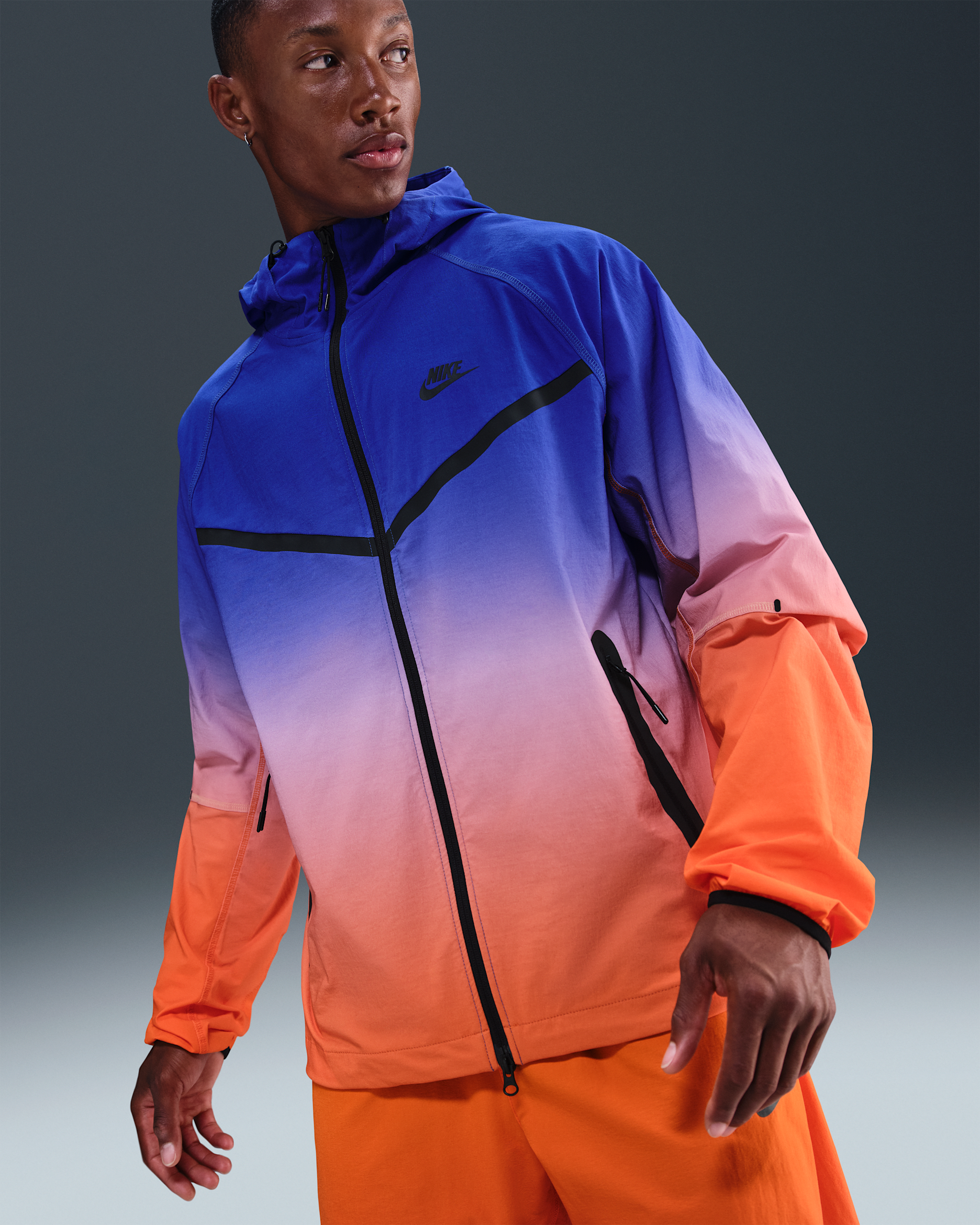 Nike Tech Men's Woven Full-Zip Jacket. Nike ID