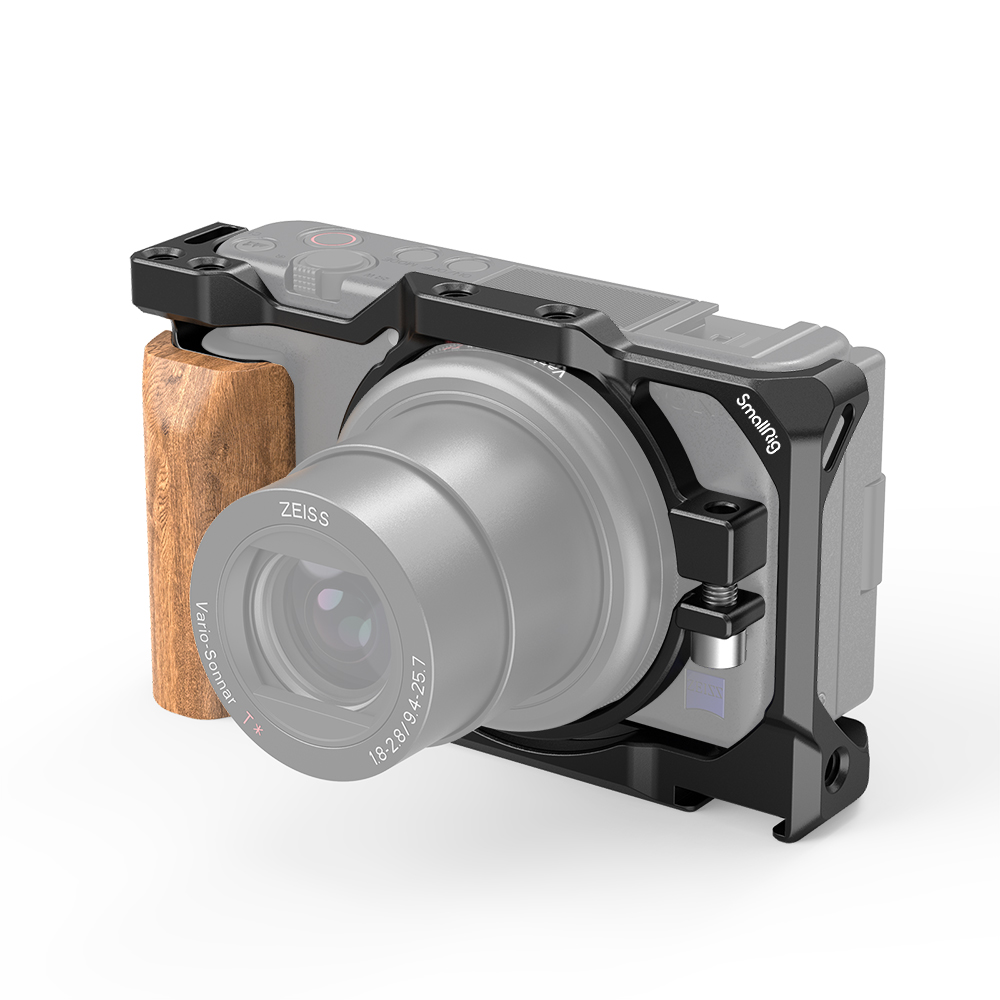Sony ZV1 Cage | Wooden Grip & Accessory Mounts | SmallRig