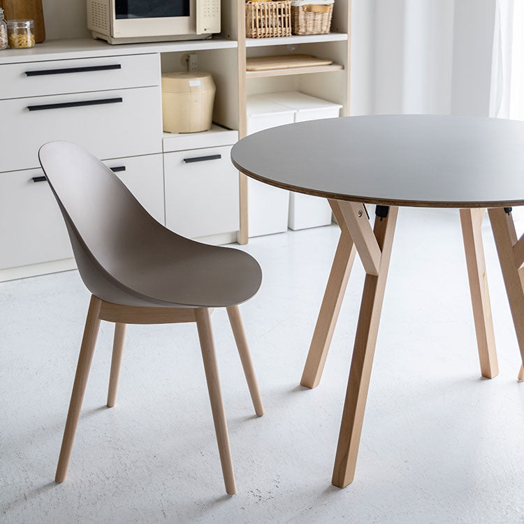 エッグ ダイニングチェア 木脚【2脚セット】 | 家具・インテリア通販