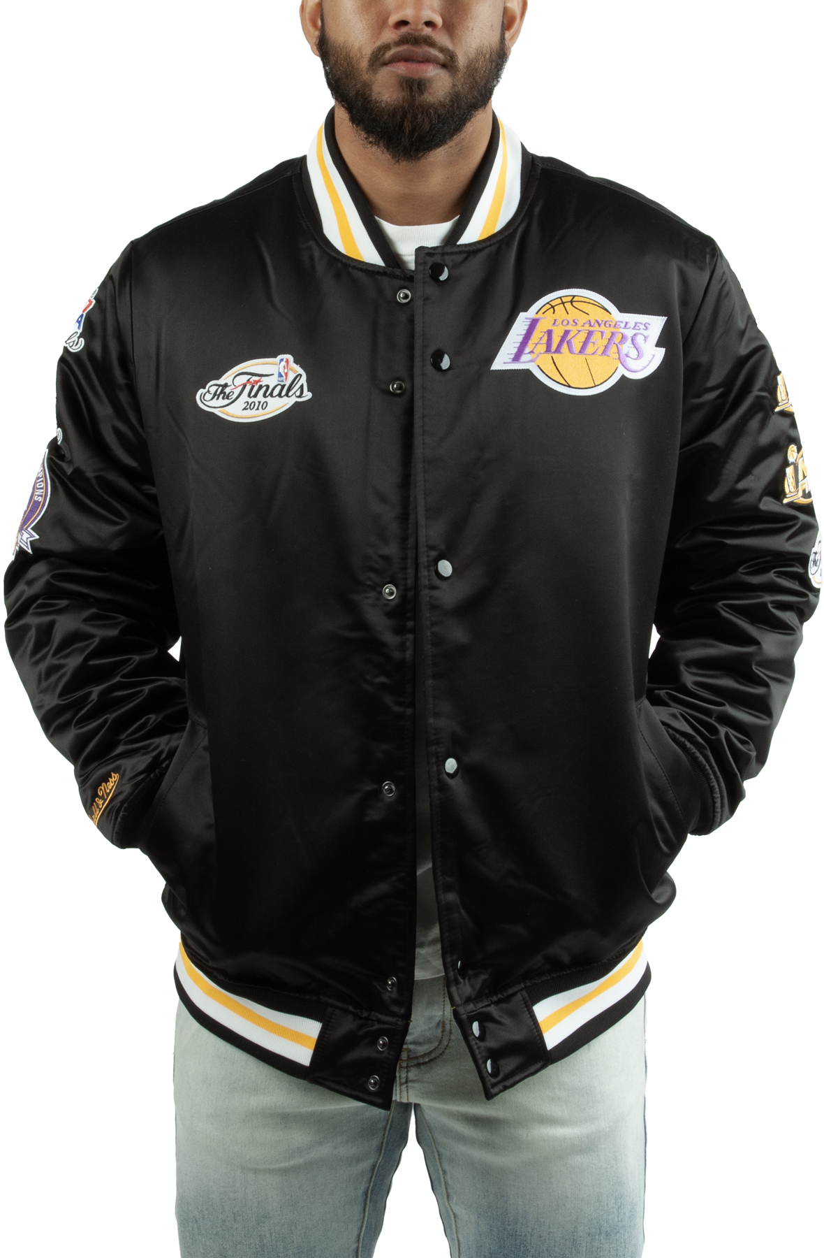 MITCHELL AND NESS Los Angeles Lakers Satin Jacket OJBF3232