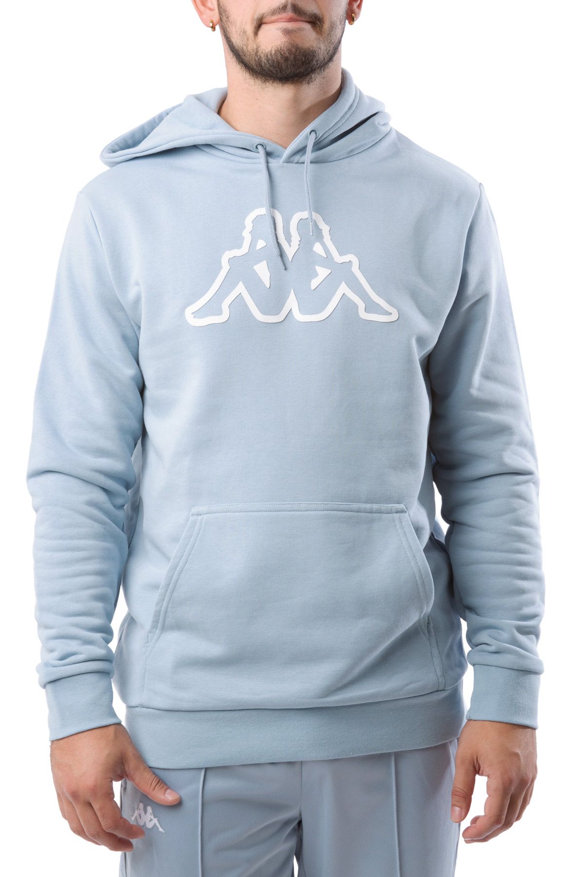 KAPPA Logo Zavrok Pullover Hoodie 311B7QW-W7K - Shiekh