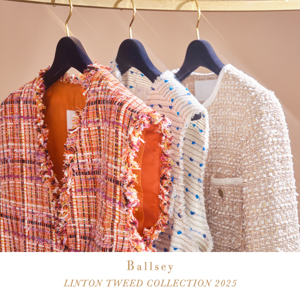 LINTON TWEED COLLECTION 2025 Ballsey White Line | トゥモローランド