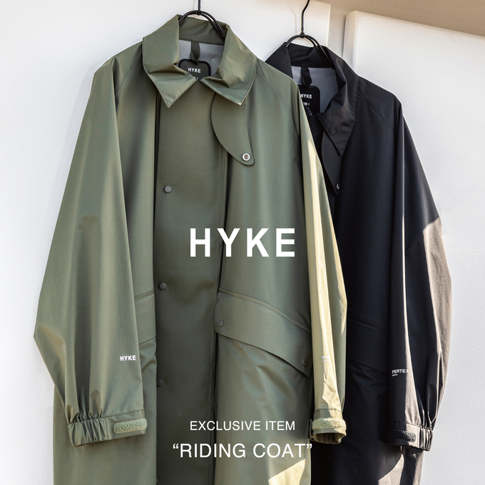 HYKE EXCLUSIVE ITEM “RIDING COAT” | トゥモローランド 公式通販