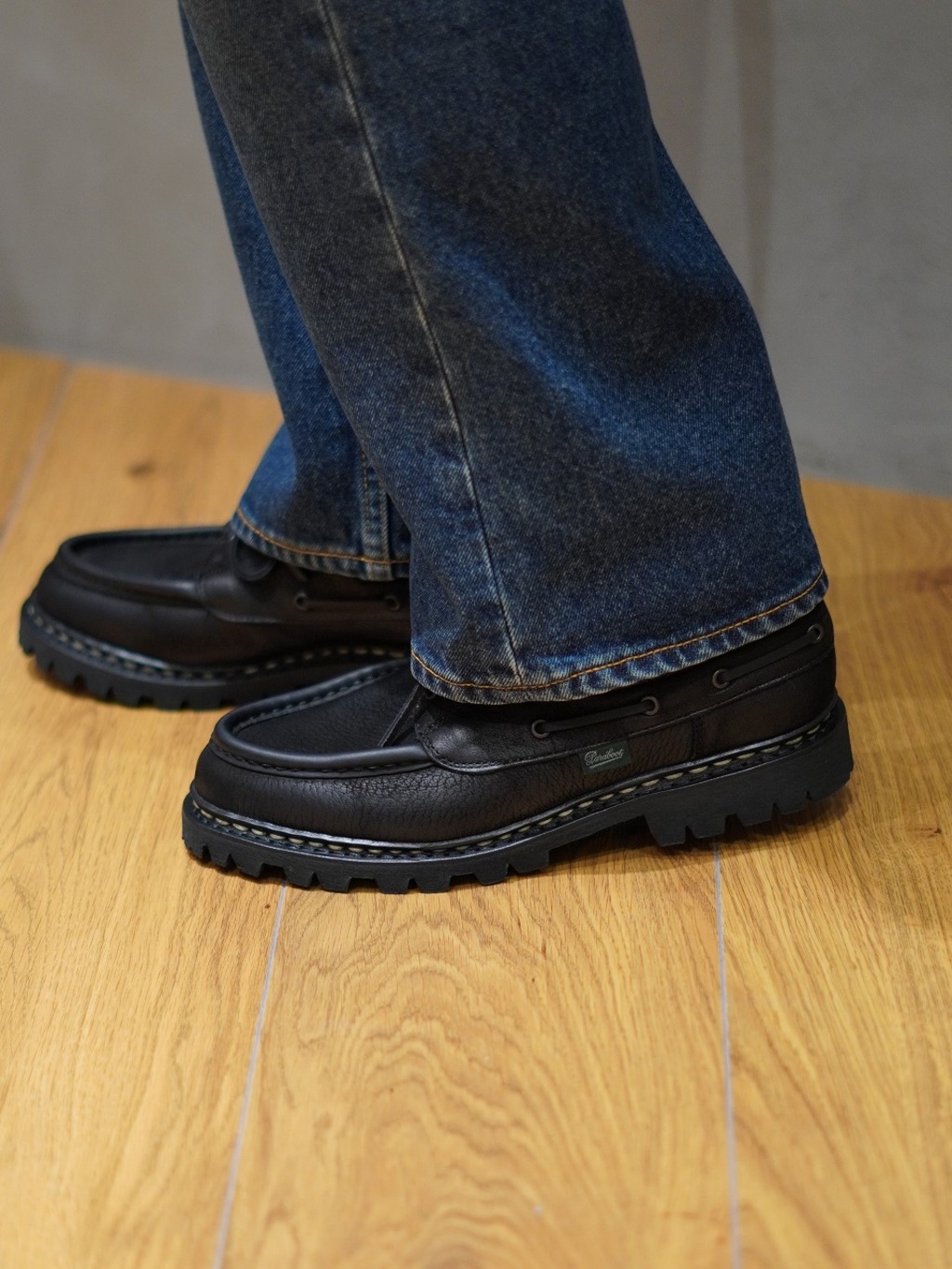 パラブーツ シメイ グレインレザー Paraboot CHIMEY 7.5 Paraboot Chimey Lisse Ebony – claymoreshop