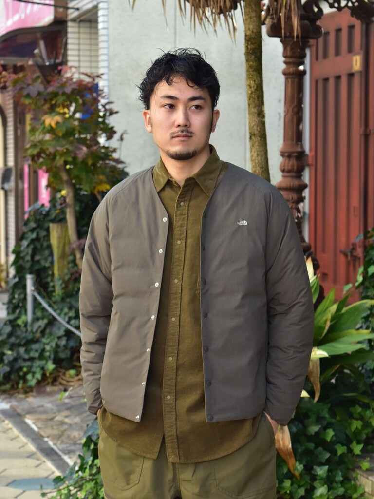 ノースフェイスパープルレーベルダウンカーディガン THE NORTH FACE PURPLE LABEL (ザ ノースフェイス パープルレーベル
