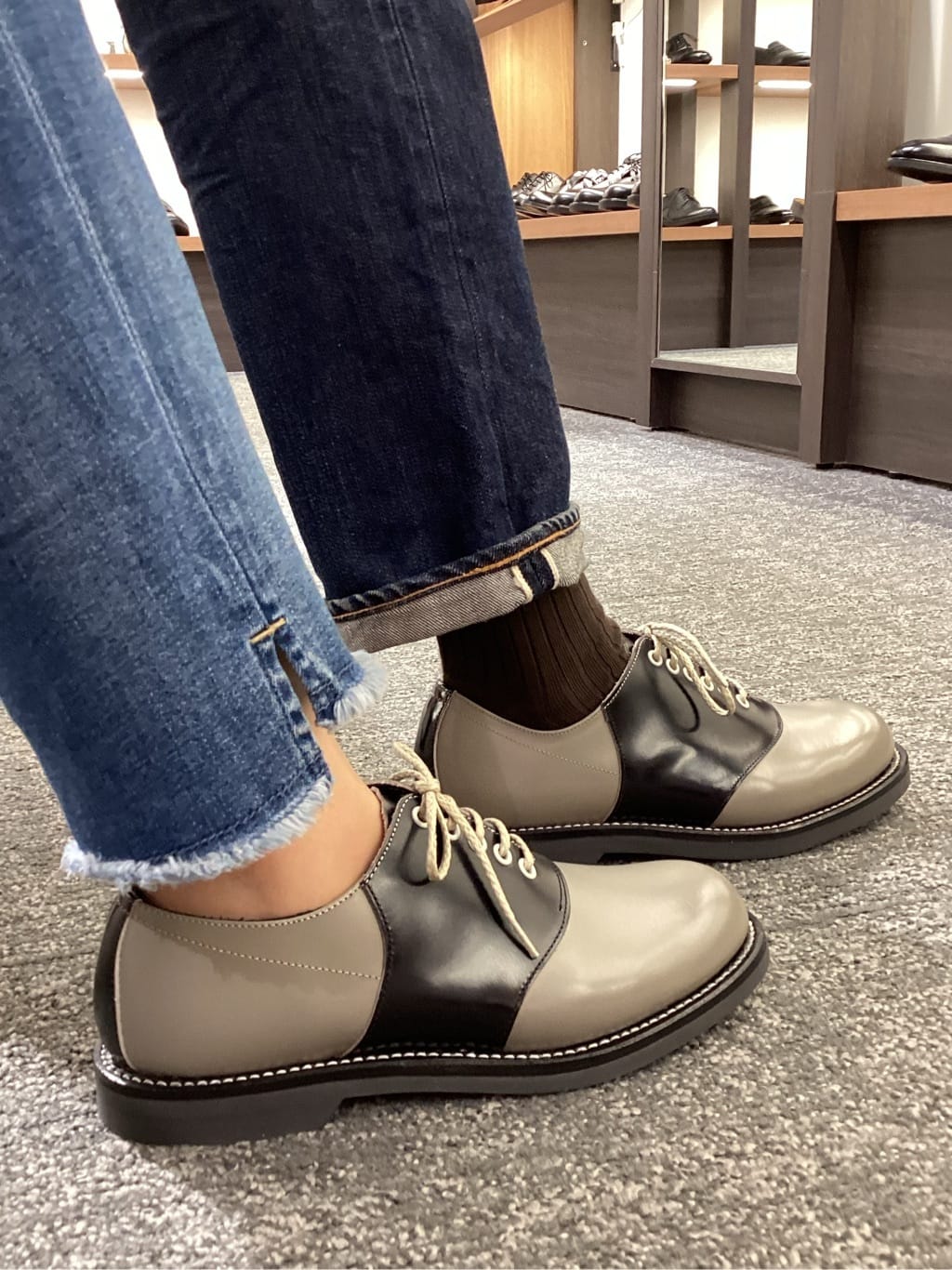 愛媛松山革靴スタイルVol.5 サドルシューズ、始めました！ | 靴の