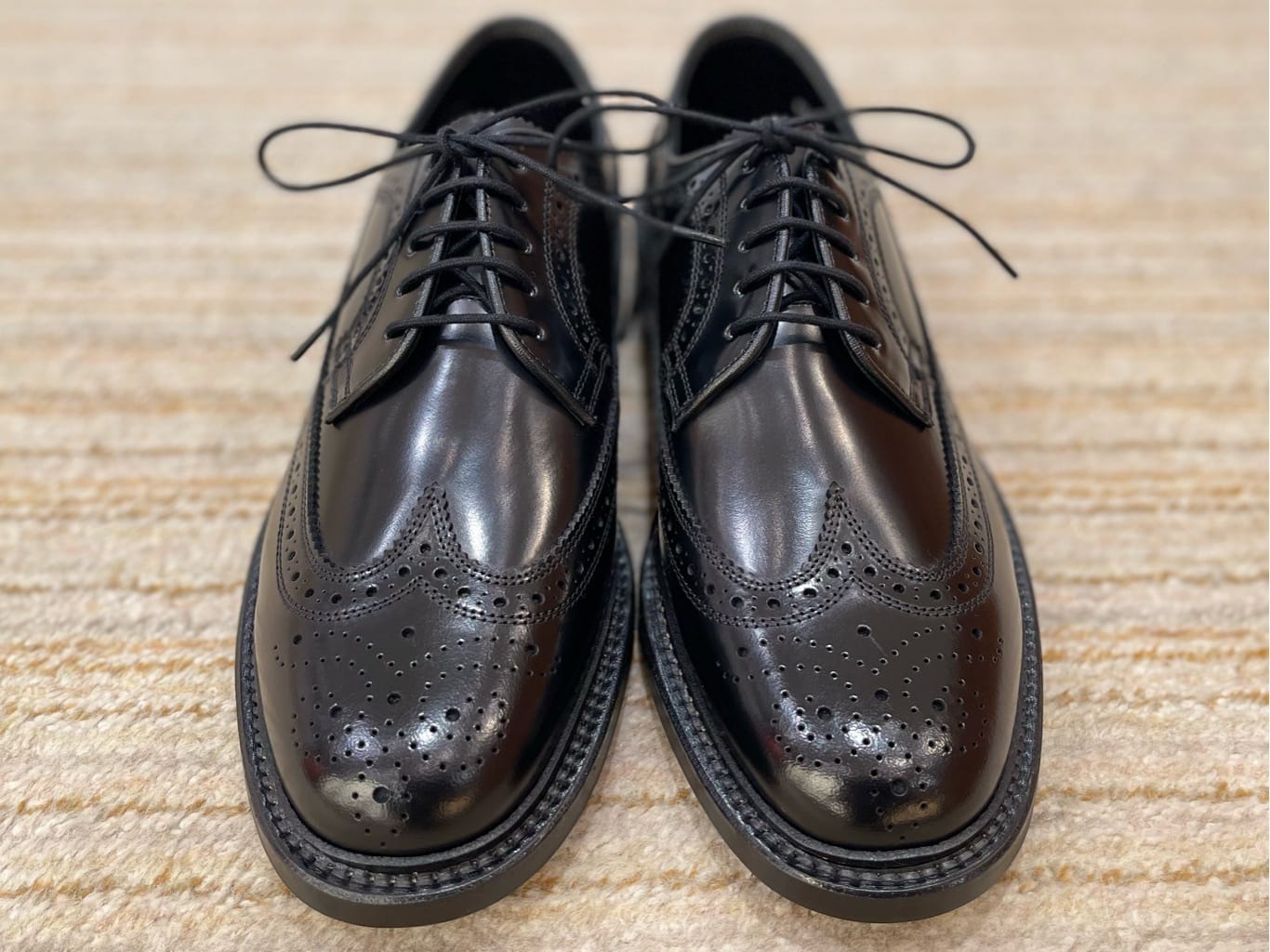 MEN'S】REGAL Boots Mark ウィングチップ New 「2589」 BLACK | 靴の