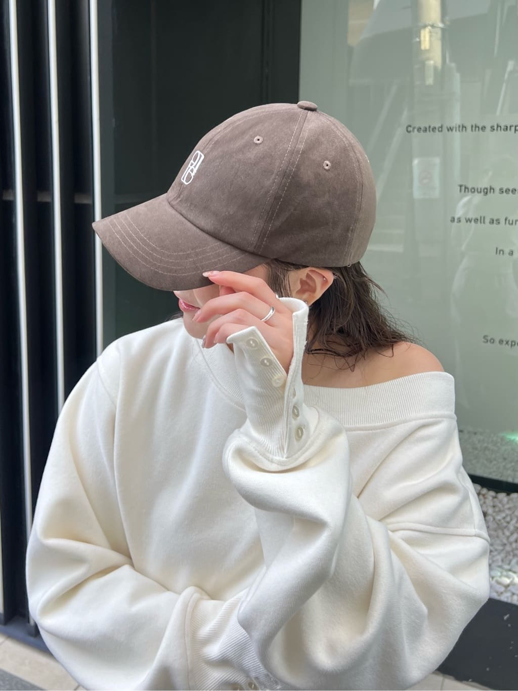 解説】1ポイントボンディングスウェット - CAPRICIEUX LE'MAGE(カプリ