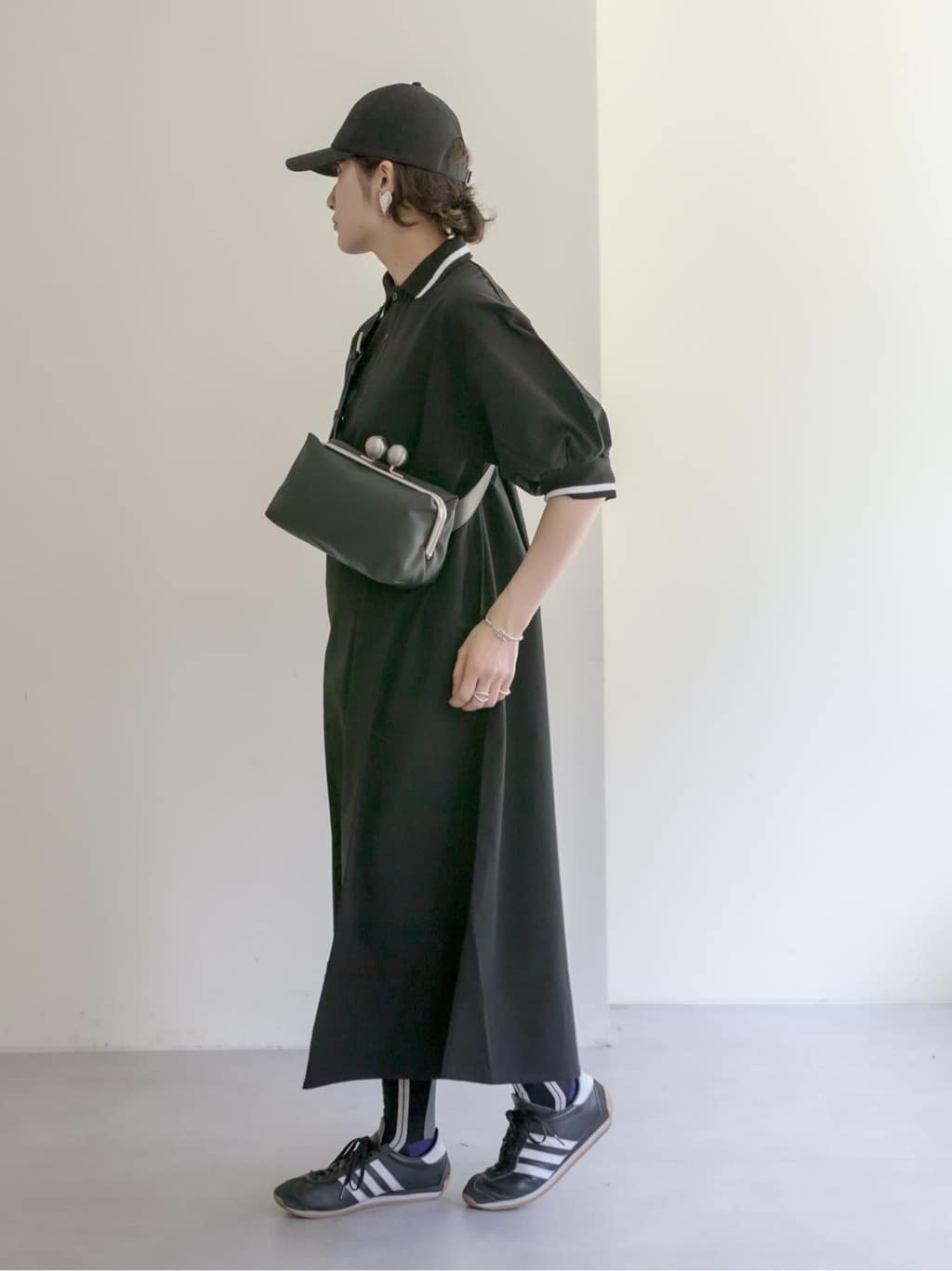 WEBのみ追加生産！》kawa-kawa×ear撥水がま口ショルダーバッグ - ear