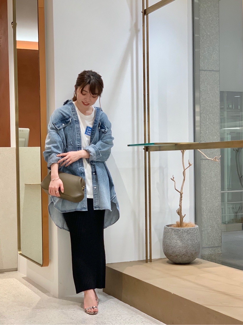 デニムビッグシャツを使用したコーディネート - Whim Gazette(ウィム