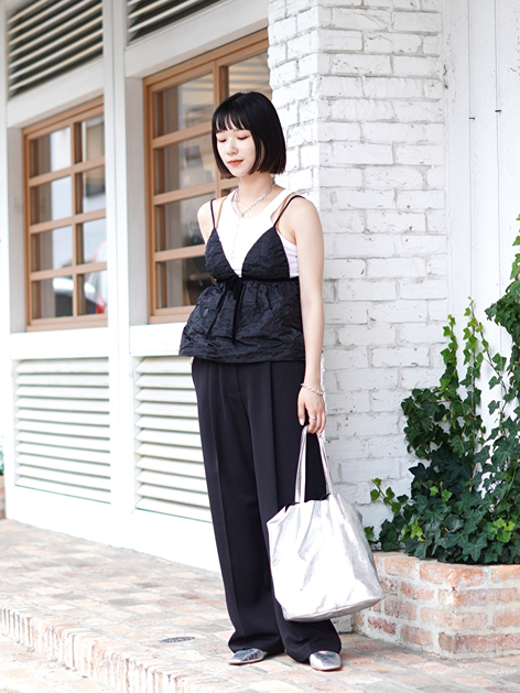 レディース】Botanical Jacquard Strap Top | GANNI(ガニー