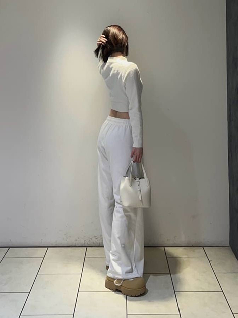 Beryl ベリル リサイクルレザーバケツバッグ - コットンキャンディー