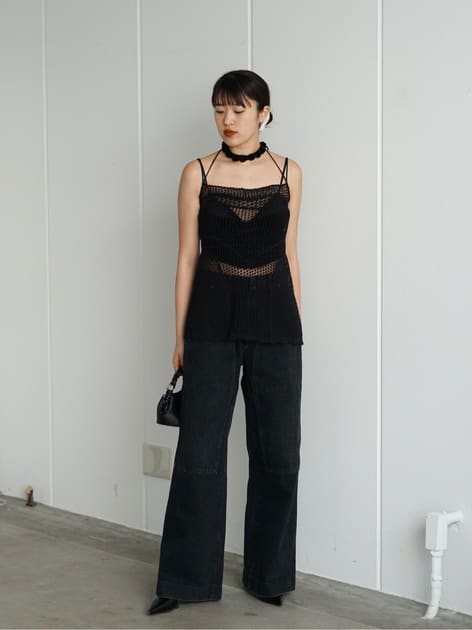 レディース】VELOUR CORSET CAMI | FETICO(フェティコ) / トップス