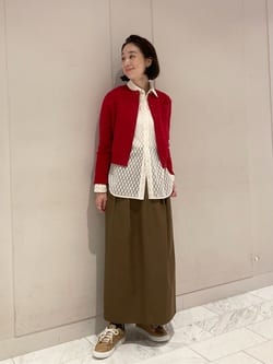 フロッキーレース レギュラーカラーシャツ（MACPHEE）｜ルミネの