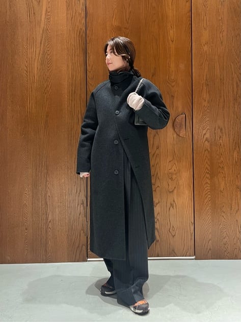 ウールカシミヤ ダブルフェイス ロングコート｜トゥモローランド 公式通販