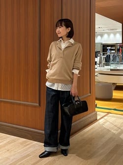 フロッキーレース レギュラーカラーシャツ（MACPHEE）｜ルミネの