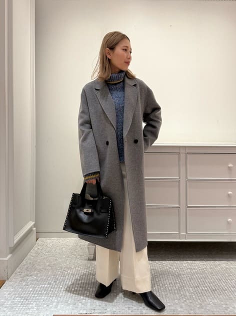 ウールカシミヤリバー チェスターコート｜トゥモローランド 公式通販