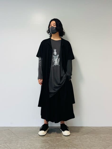 C/MO JERSEY BIG LONG SLEEVE(FREE SIZE Grey): Vintage｜THE SHOP