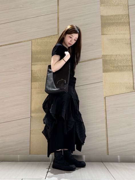 Clasp tote(S)(FREE SIZE Black): discord Yohji Yamamoto｜THE SHOP