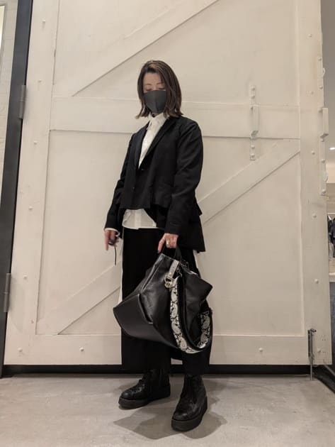 TULIPS(FREE SIZE BLACK): discord Yohji Yamamoto｜THE SHOP YOHJI