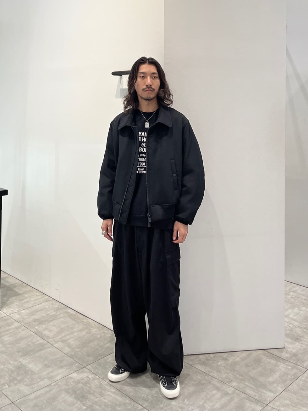 90s ヨウジヤマモト Y's for men ロゴ スウェット ボロ フェード 90s