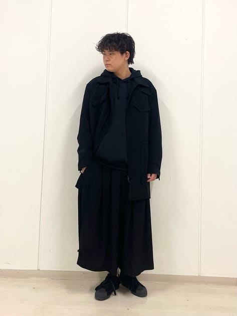 Y-3 KURO 3STRIPES HOODIE(XS Black): Yohji Yamamoto POUR HOMME｜THE