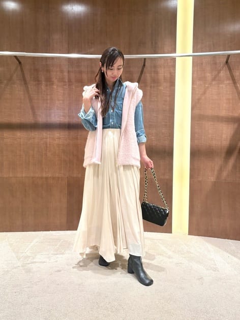 スタッフコーディネート】【ストール付きリバーコート】 ｜akiko