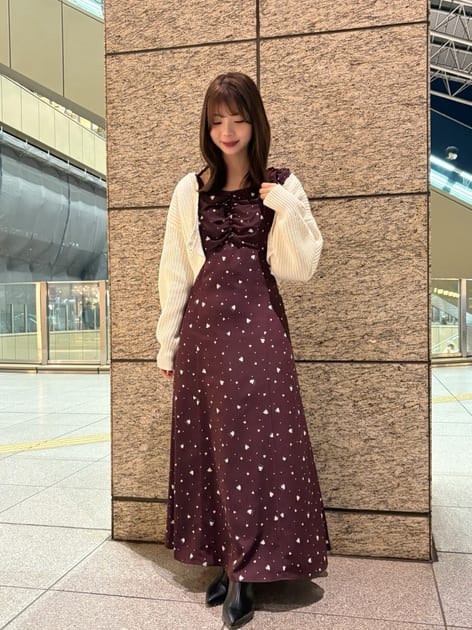 スタッフコーディネート】ツィードフレアヘムジャンスカ｜kaho