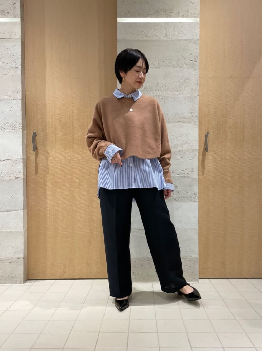 スタッフコーディネート】アクアケープニット ｜madoka｜CADUNE