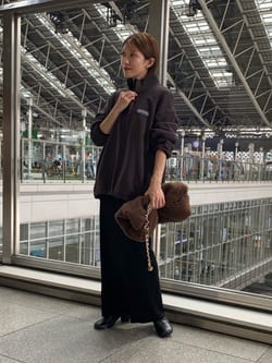 スタッフコーディネート】〈OUTDOOR PRODUCTS〉別注ハーフジップ