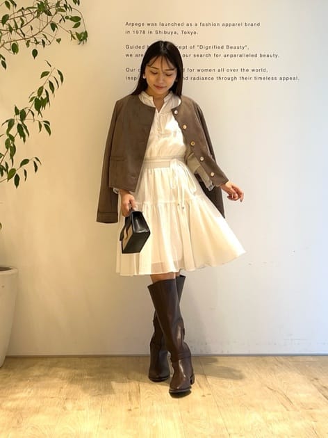 スタッフコーディネート】イレヘムレイヤードミニワンピSET｜masako