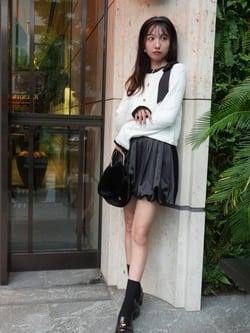 MARIEBELLEコラボ〉Ribbon Knit Jacket | カーデ | Rirandture（リ