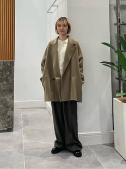 MARW UNITED ARROWS＞リバー ミドル丈 コート