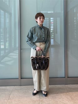 LOEFF＞コットン チノパンツ