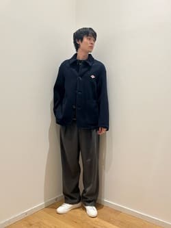 DANTON＞ウール ライトパイル カバーオール ジャケット